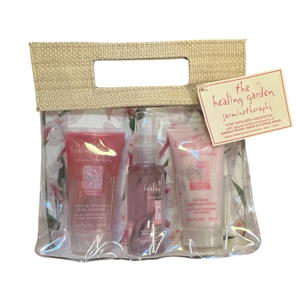 NEW Gift Set The Healing Garden Jasmine Therapy Total Sensuality Experience